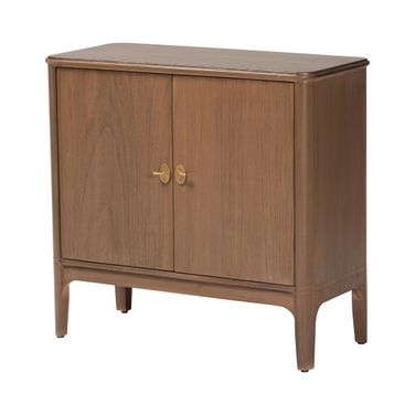 Bali & Pari Latifa Storage Cabinet In Antique Brown