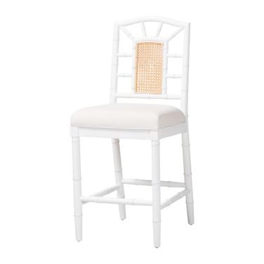 Bali & Pari Victor Counter Stool In White