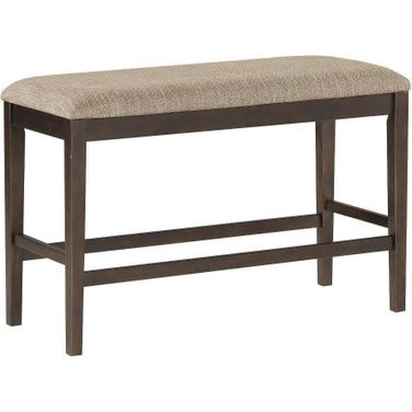 Balin Brown Counter Height Bench