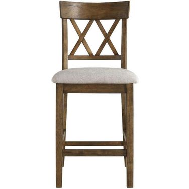 Balin Gray X Back Counter Height Chair Set of 2