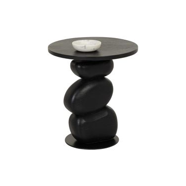 Balio Wood Look End Table In Black