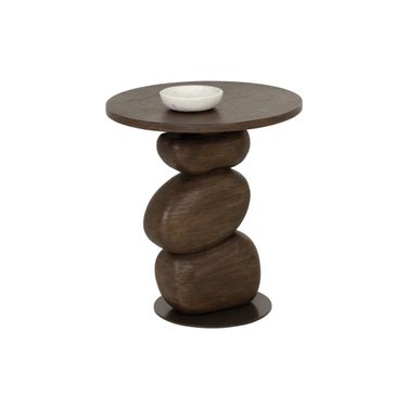 Balio Wood Look End Table In Brown