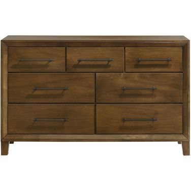 Ballard 7 Drawer Dresser In Brown