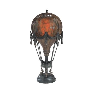 Balloon Lamp In Amber and Green