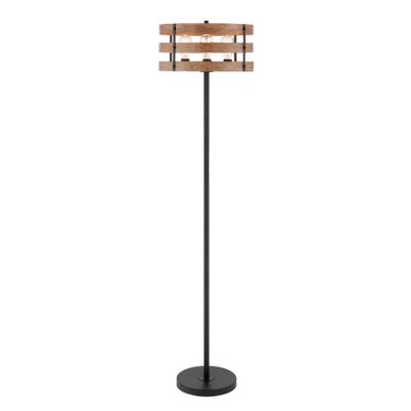 Balta Floor Lamp In Black and Brown