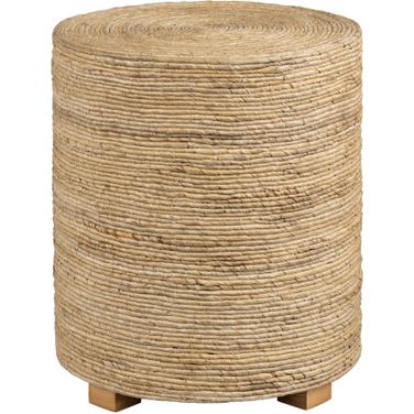 Banana Rope Accent/End Table In Tan and Brown