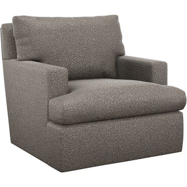 Featured Upholstery Bandar Swivel Chair In Gray