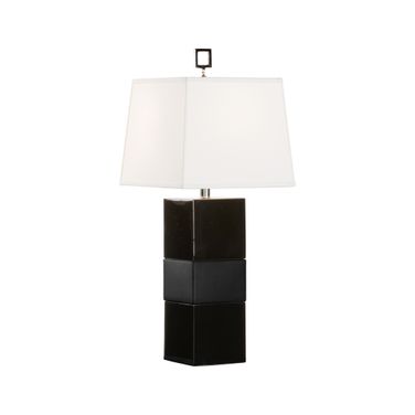 Banded Lamp In Black