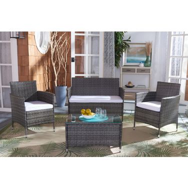 Bandele 4Pc Living Set in Grey