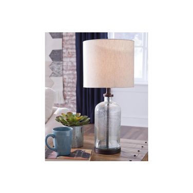 Bandile Clear/Bronze Finish Glass Table Lamp