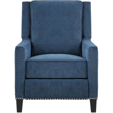 Banks Push Back Reclining Chair In Blue