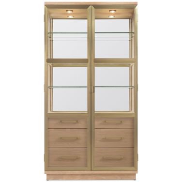 Banyon Bay Display Cabinet In Light Wood