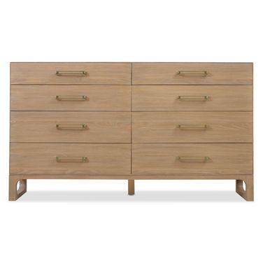 Banyon Bay Eight Drawer Dresser In Light Wood