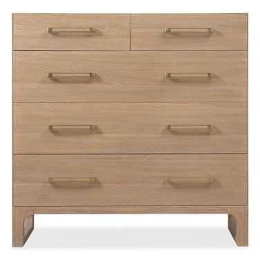 Banyon Bay Five Drawer Dresser In Light Wood