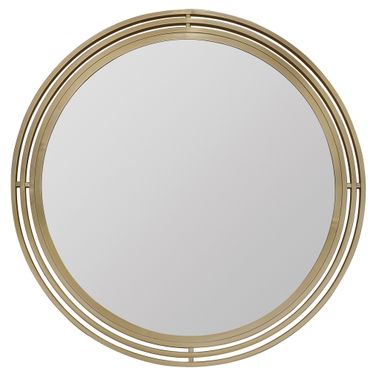 Banyon Bay Round Mirror In Gold