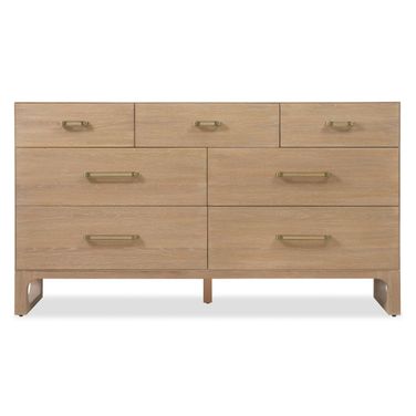 Banyon Bay Seven Drawer Dresser In Light Wood