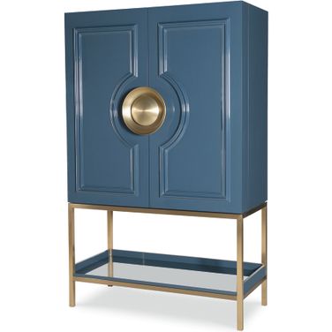 Bar Cabinet In Blue