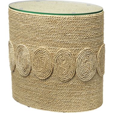 Barbados Oval Side Table