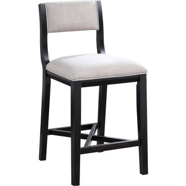 Barcelona 26 Inch Stool In Midnight Black