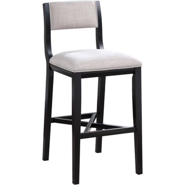 Barcelona 30 Inch Stool In Midnight Black