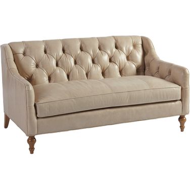 Barclay Butera Upholstery Hyland Park Leather Settee