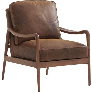 Barclay Butera Upholstery Leblanc Leather Chair