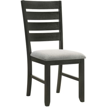 Bardstown Side Chair Set of 2 In Wheat Charcoal