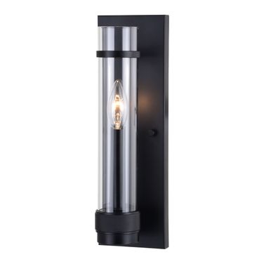 Bari 14 InchH Wall Light In Matte Black