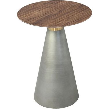 Bari 17 Inch Silver Side Table