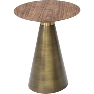 Bari 20 Inch Gold End Table