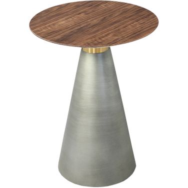 Bari 22 Inch Silver Side Table