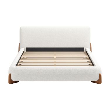 Baris Queen Bed In Ivory