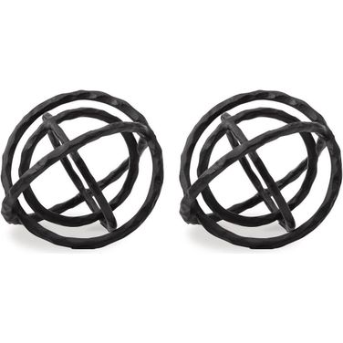 Barlee Sculpture Set of 2 In Black