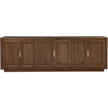 Barnaby Long Media Console In Brown