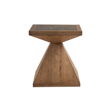 Barnaby Square End Table In Brown