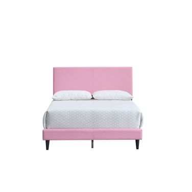 Baron Full Platform Bed In Pink