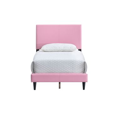 Baron Twin Platform Bed In Pink