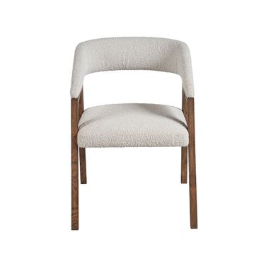 Barrel Back Dining Chair In Aged Satin Pewter