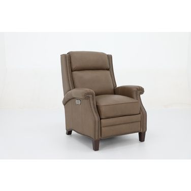 Barrett Power Recliner with Power Head Rest In Taupe
