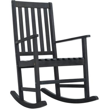 Barstow Dark Slate Grey Rocking Chair