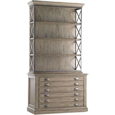 Barton Creek Driftwood Patina Johnson File Chest With Deck
