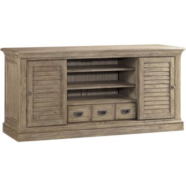 Barton Creek Travis Media Console In Driftwood