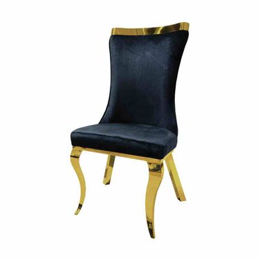 Basilicata Side Chair Set of 2 In Black