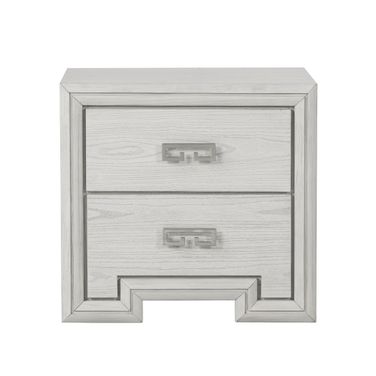 Basilone Nightstand In Rustic White