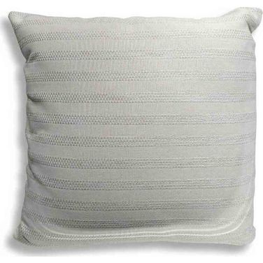 Basket Stripe Outdoor Pillow In Ivory