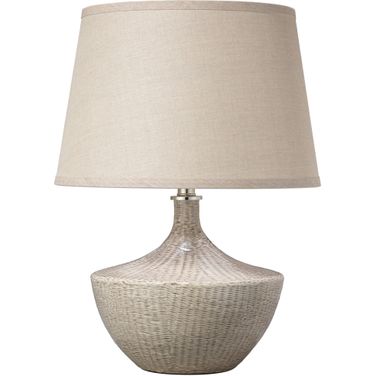 Basketweave Table Lamp