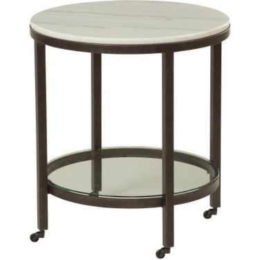 Whitman Bronze Round End Table
