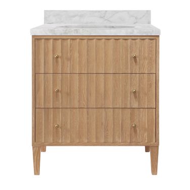 Bath Vanity In Brown