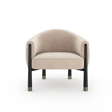 Baton Accent Chair In Cream