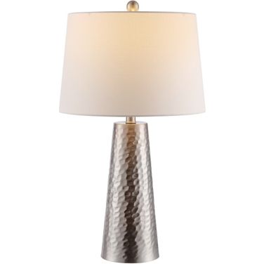 Batul Iron Table Lamp in Nickel